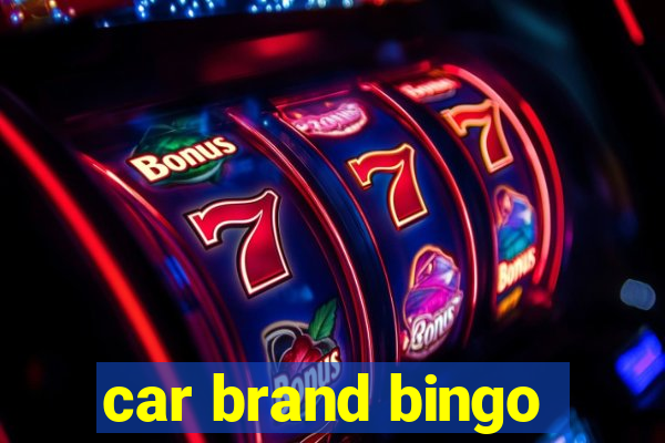 car brand bingo